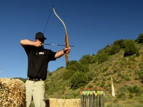 shooting recurve bow